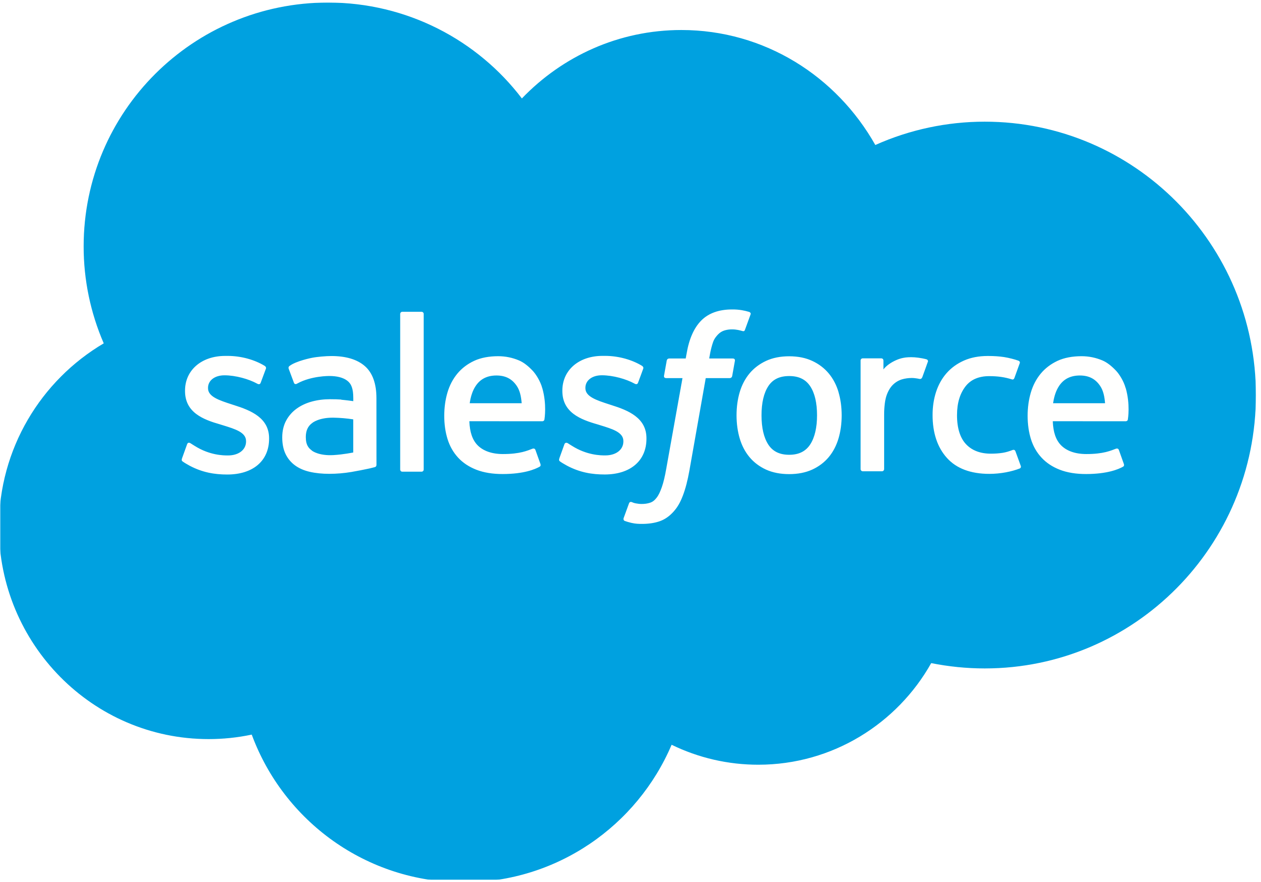 Clear logo for Saleforce