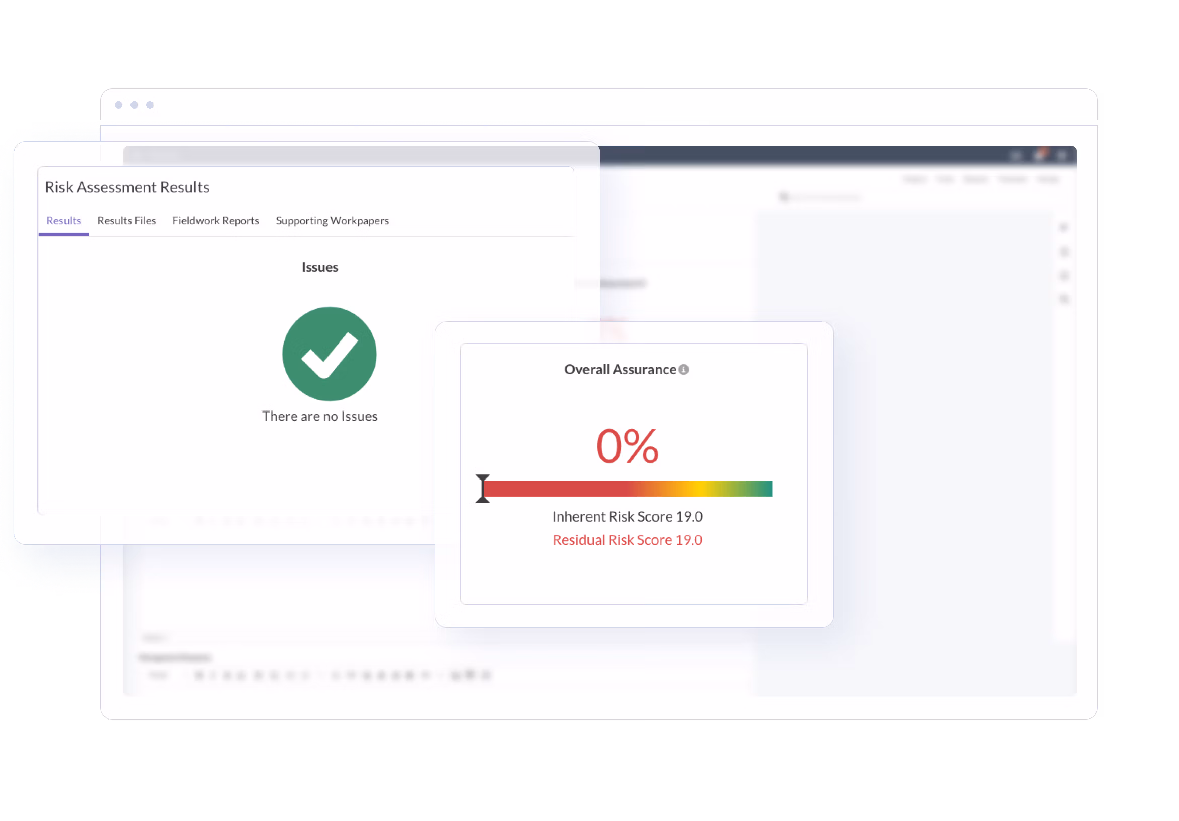 Screenshot displaying Diligent software's 'Drive risk-informed business strategy' function.